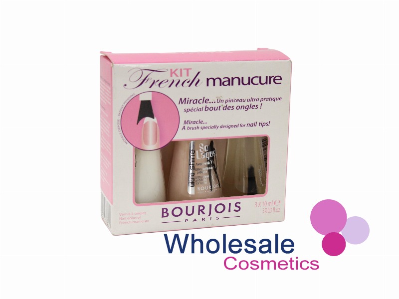 3 x Bourjois Trio So Laque & Manicure Nail Polish Set 10ml
